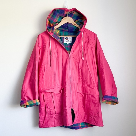 Vintage Jackets & Coats Vintage Misty Harbor Rain Coat Rainbow